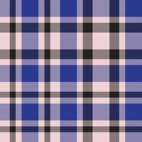 Rose Marine Plaid Carreaux Motif Tartan Sans Couture Adapté Aux — Image vectorielle