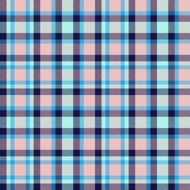 Moda tekstil ve grafikleri için uygun pembe ve denizci ekoseli, ekoseli, ekosesiz desen