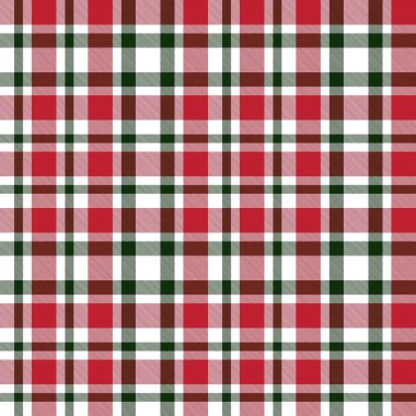 Moda tekstil ve grafikleri için uygun Noel ekoseli, ekoseli, ekoseli, ekose desenli