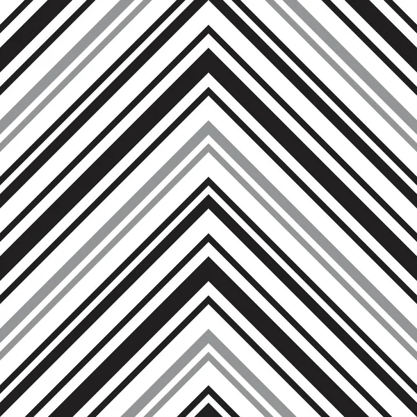Fondo Sin Costuras Rayado Diagonal Chevron Blanco Negro Adecuado Para — Archivo Imágenes Vectoriales