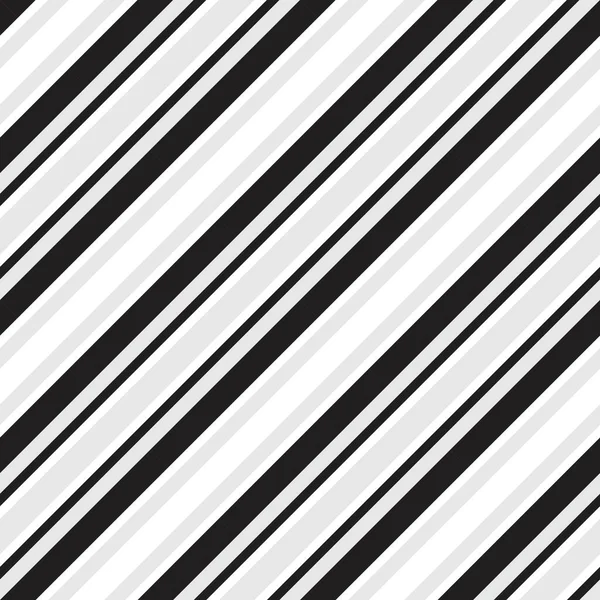 Black White Diagonal Striped Seamless Pattern Background Suitable Fashion Textiles — Stock Vector