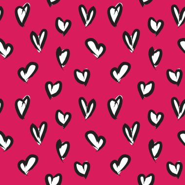 Pembe Kalp, moda tekstil ve grafikleri için sevgililer gününü kusursuz bir şekilde şekillendirdi.