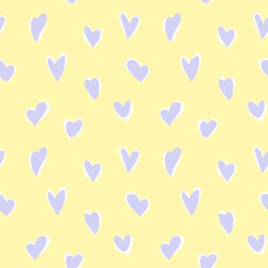 Sarı Kalp, moda tekstil ve grafikleri için sevgililer gününü kusursuz bir şekilde şekillendirdi.