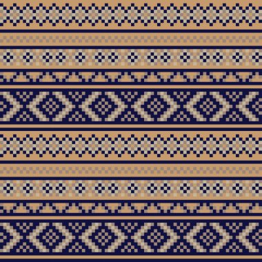 Moda tekstil, örgü ve grafikler için kahverengi Noel panayırı desenli arka plan