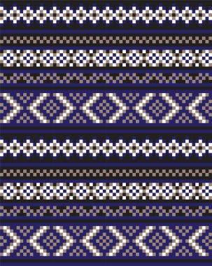 Moda tekstil, örgü ve grafikleri için mavi Noel panayır desenli arka plan