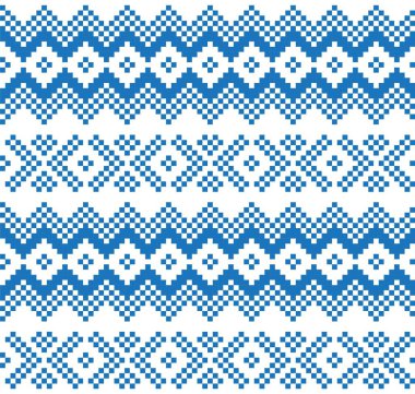 Moda tekstil, örgü ve grafikleri için mavi Noel panayır desenli arka plan