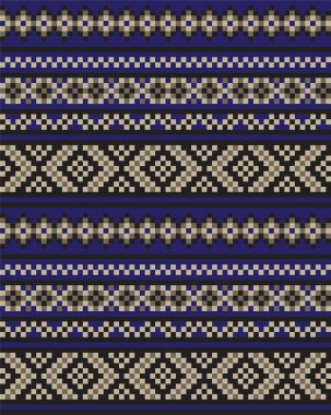 Moda tekstil, örgü ve grafikleri için mavi Noel panayır desenli arka plan