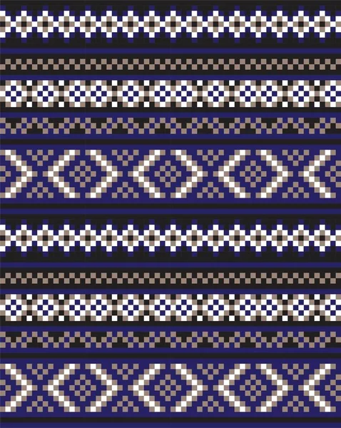 Fondo Patrón Isla Feria Navidad Azul Para Textiles Moda Prendas — Archivo Imágenes Vectoriales