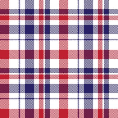 Moda tekstil ve grafikleri için uygun kırmızı ve lacivert, ekoseli, ekoseli, ekosesiz desenli