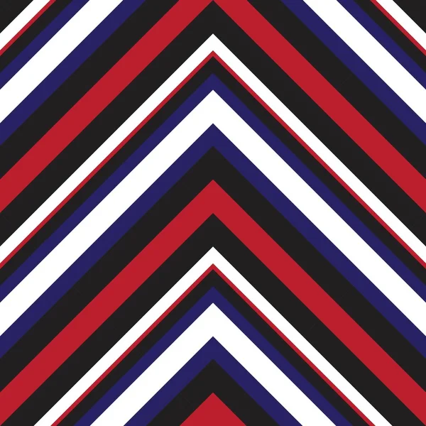 Fondo Patrón Sin Costura Rayas Diagonales Chevron Rojo Adecuado Para — Vector de stock