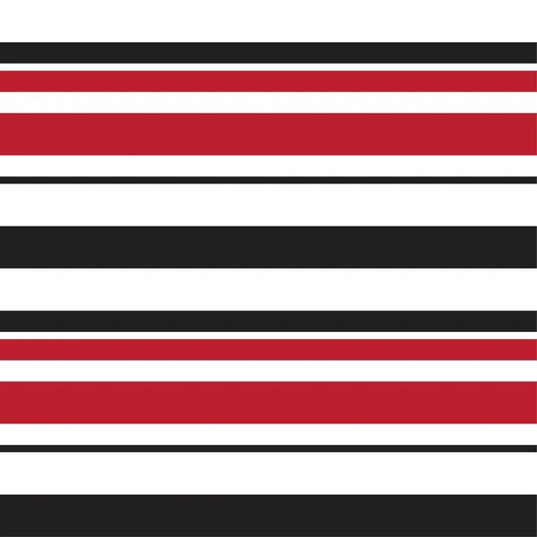 Red Horizontal Striped Seamless Pattern Background 그래픽 — 스톡 벡터