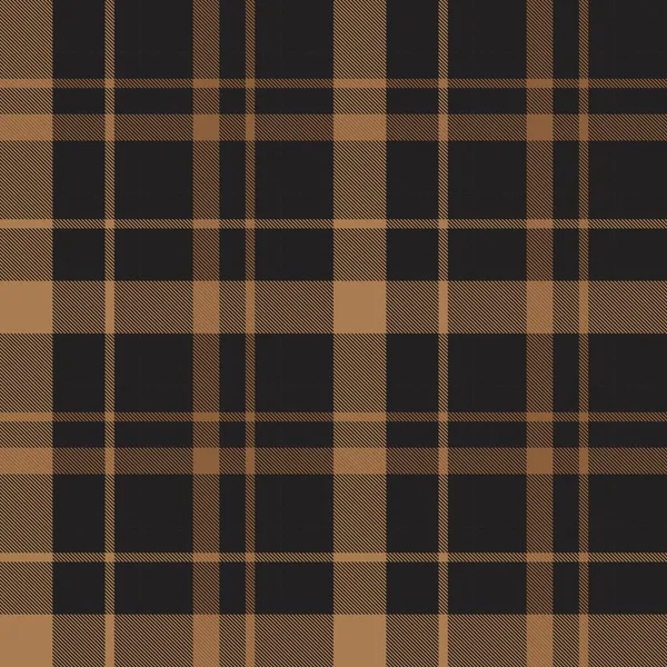 Bruine Taupe Plaid Tartan Naadloos Patroon Geschikt Voor Mode Textiel — Stockvector