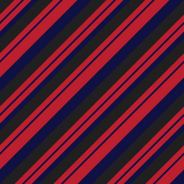 Red Blue Diagonal Striped Seamless Pattern Background Suitable Fashion Textiles — Stock Vector