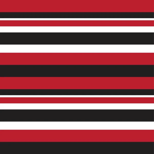 Red Horizontal Striped Seamless Pattern Background 그래픽 — 스톡 벡터