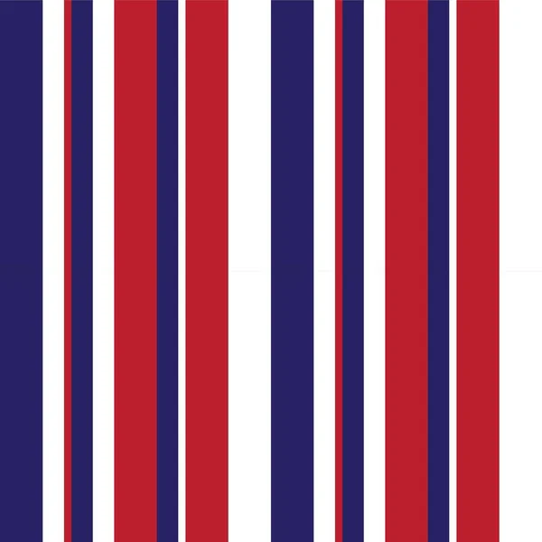 ファッション繊維 グラフィックに適した赤と青の縦縞のシームレスなパターンの背景 — ストックベクタ