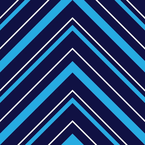 Fondo Patrón Sin Costura Rayado Diagonal Chevron Azul Adecuado Para — Vector de stock