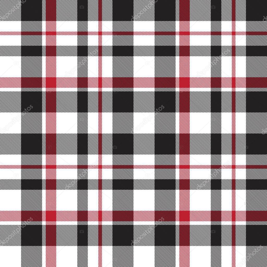 Red Plaid, checkered, tartan seamless pattern suitable for fashion textiles and graphics