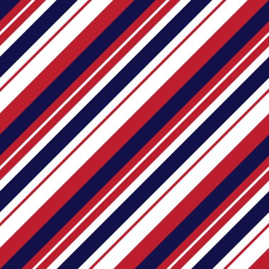 Moda tekstili ve grafikleri için uygun kırmızı ve mavi köşegen çizgili dikişsiz arkaplan