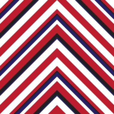 Moda tekstili ve grafikleri için uygun kırmızı ve mavi köşegen çizgili, dikişsiz arkaplan