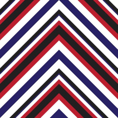 Moda tekstili ve grafikleri için uygun kırmızı ve mavi köşegen çizgili, dikişsiz arkaplan