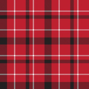 Moda tekstil ve grafikleri için uygun kırmızı ekose, kareli, tartan desenli