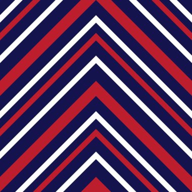 Moda tekstili ve grafikleri için uygun kırmızı ve mavi köşegen çizgili, dikişsiz arkaplan