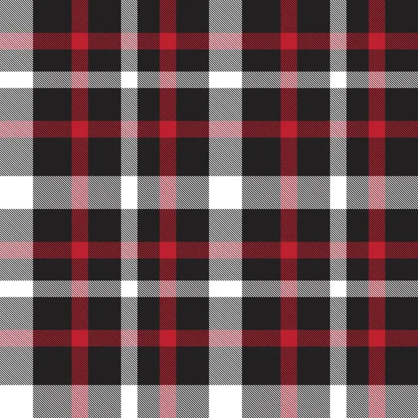 Red Plaid Checkered Tartan Seamless Pattern Suitable Fashion Textiles Graphics — Stock Vector