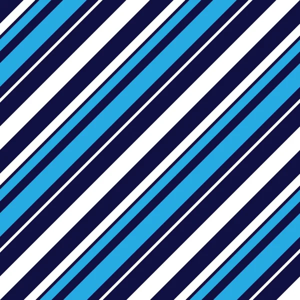 蓝色斜角条纹无缝图案背景 适合于时尚纺织品 — 图库矢量图片