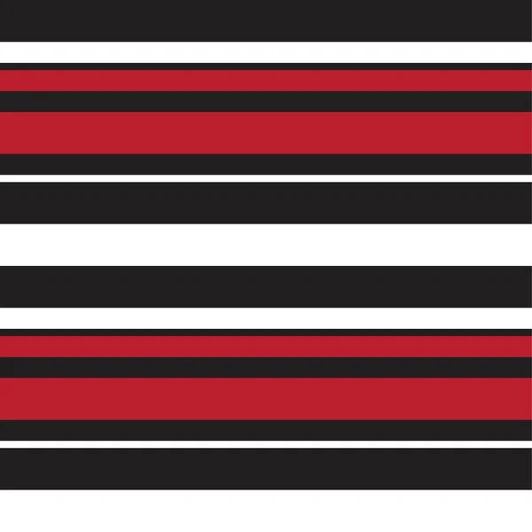 Red Horizontal Striped Seamless Pattern Background 그래픽 — 스톡 벡터