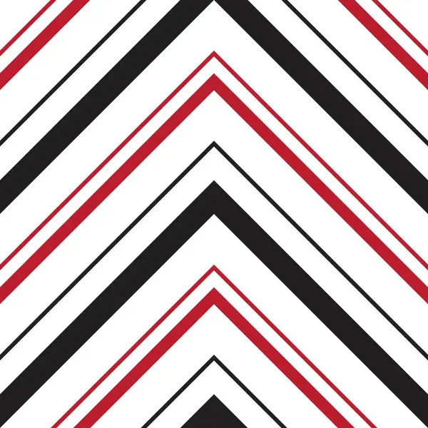 Red Chevron Átlós Csíkos Varrat Nélküli Minta Háttér Alkalmas Divat — Stock Vector