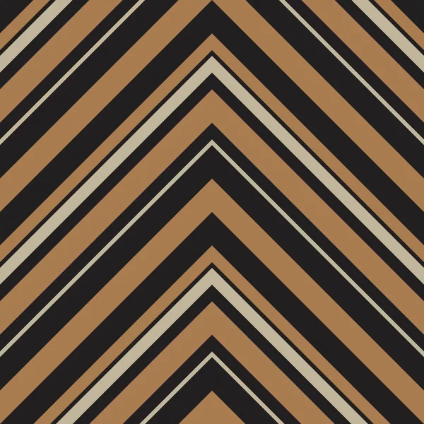 Brown Taupe Chevron Diagonal Listrado Sem Costura Fundo Padrão Adequado — Vetor de Stock