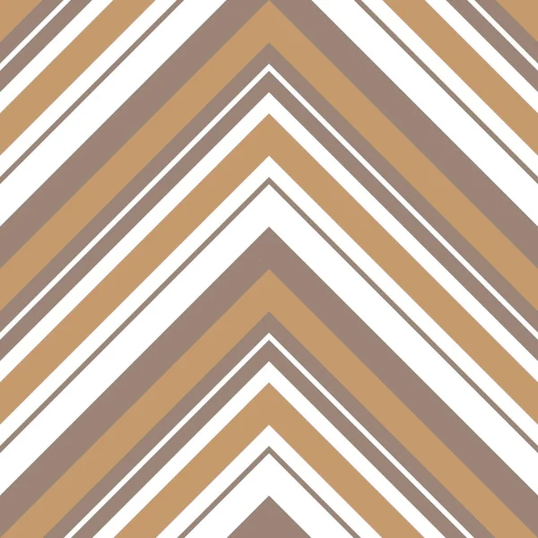 Коричневый Taupe Chevron Диагональ Полосатый Бесшовный Фон Узор Подходит Моды — стоковый вектор