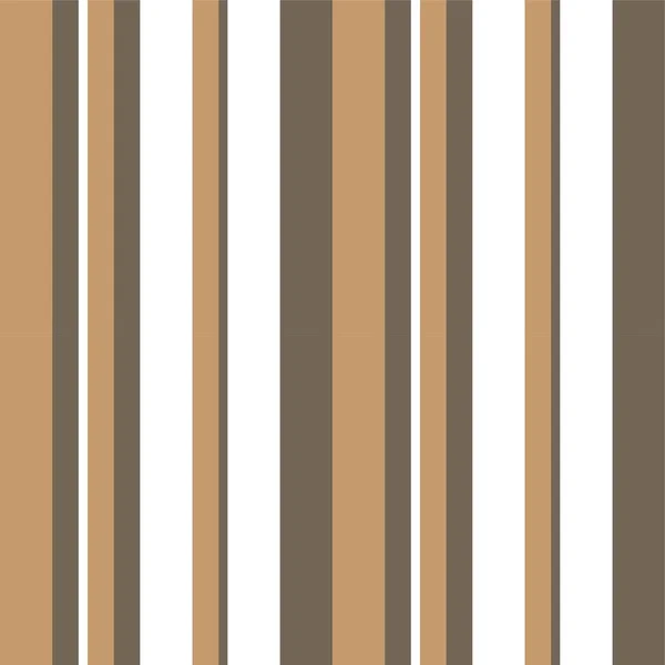 Brown Taupe Vertical Striped Seamless Pattern Background Suitable Fashion Textiles — Stock Vector