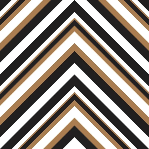 Brown Taupe Chevron Diagonal Striped Seamless Pattern Background Suitable Fashion — Stock Vector