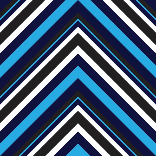 Fondo Patrón Sin Costura Rayado Diagonal Chevron Azul Adecuado Para — Vector de stock