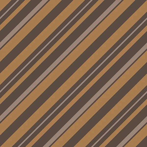 Brown Taupe Diagonal Striped Seamless Pattern Background Suitable Fashion Textiles — Stock Vector