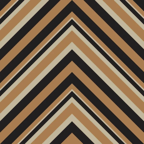 Bruine Taupe Chevron Diagonaal Gestreepte Naadloze Patroon Achtergrond Geschikt Voor — Stockvector