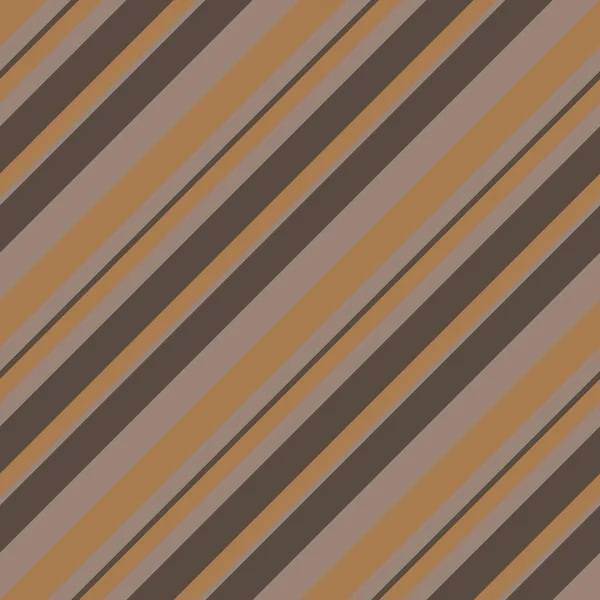 Brown Taupe Diagonal Striped Seamless Pattern Background Suitable Fashion Textiles — Stock Vector