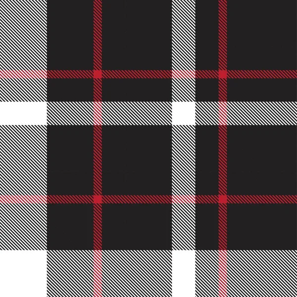 Red Plaid Checkered Tartan Seamless Pattern Suitable Fashion Textiles Graphics — Stock Vector