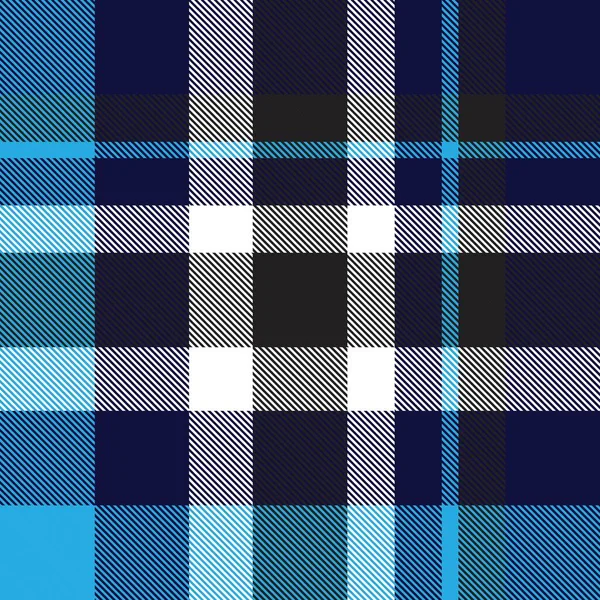 Blue Plaid Checkered Tartan Seamless Pattern Suitable Fashion Textiles Graphics — стоковый вектор