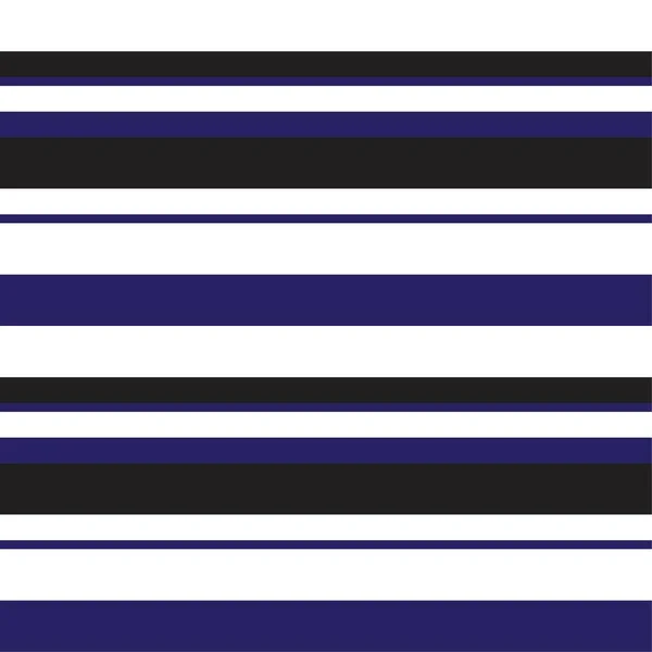 Синій Горизонтальний Смугастий Безшовний Візерунок Фон Підходить Модного Текстилю Графіки — стоковий вектор
