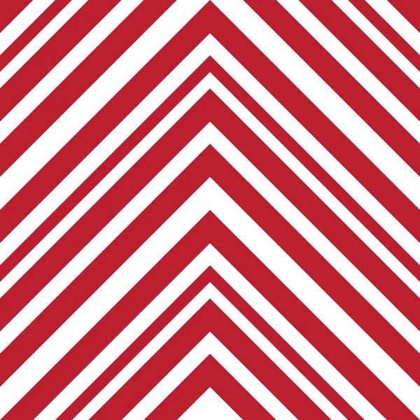 Red Chevron Diagonal Striped Seamless Pattern Background Suitable Fashion Textiles — Stock Vector