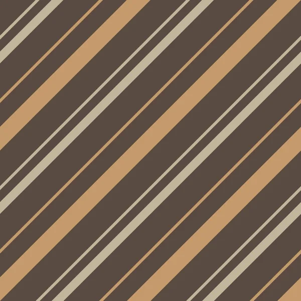 Brown Taupe Diagonale Righe Senza Cuciture Modello Sfondo Adatto Tessuti — Vettoriale Stock