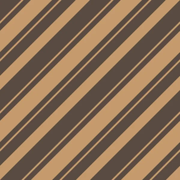 Brown Taupe Diagonal Striped Seamless Pattern Background Suitable Fashion Textiles — Stock Vector