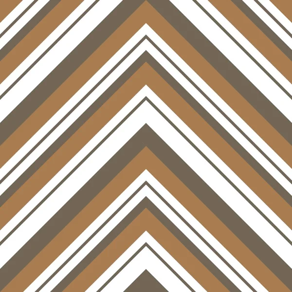 Brown Taupe Chevron Diagonal Listrado Sem Costura Fundo Padrão Adequado — Vetor de Stock