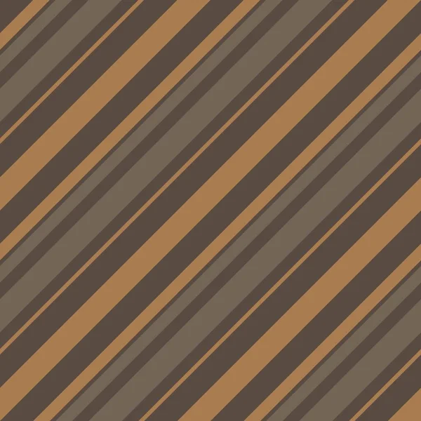 Brown Taupe Diagonal Striped Seamless Pattern Background Suitable Fashion Textiles — Stock Vector