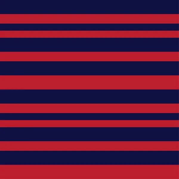 Red Blue Horizontal Striped Seamless Pattern Background Suitable Fashion Textiles — Stock Vector