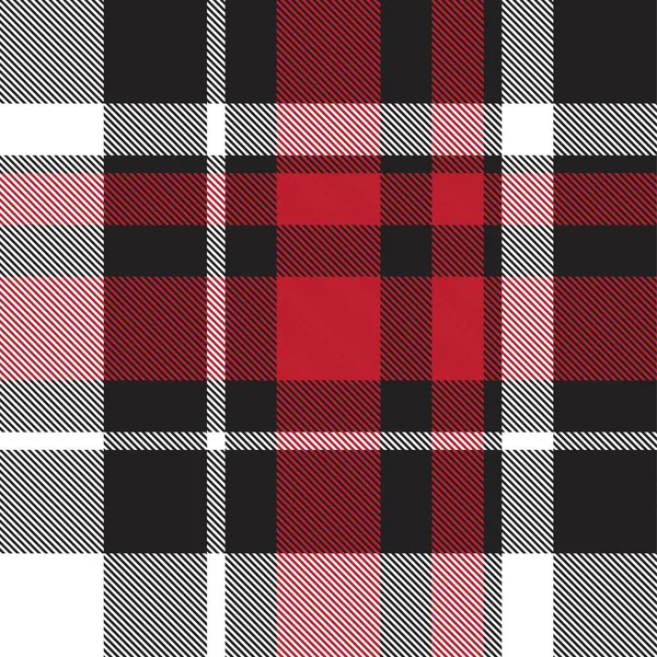 Xadrez Vermelho Xadrez Tartan Padrão Sem Costura Adequado Para Têxteis —  Vetores de Stock