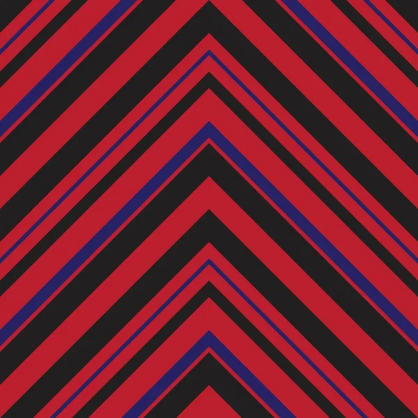 Red Chevron Diagonal Paski Bezszwowe Tło Wzór Nadaje Się Tkanin — Wektor stockowy