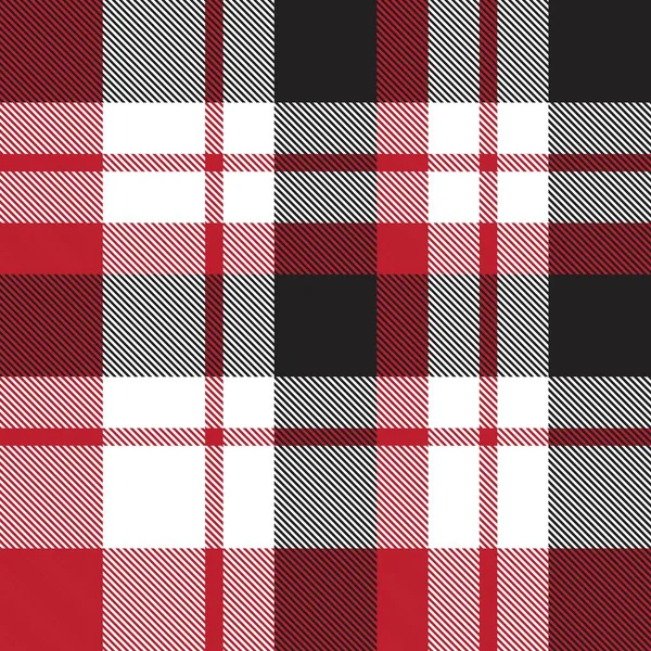 Xadrez Vermelho Xadrez Tartan Padrão Sem Costura Adequado Para Têxteis —  Vetores de Stock